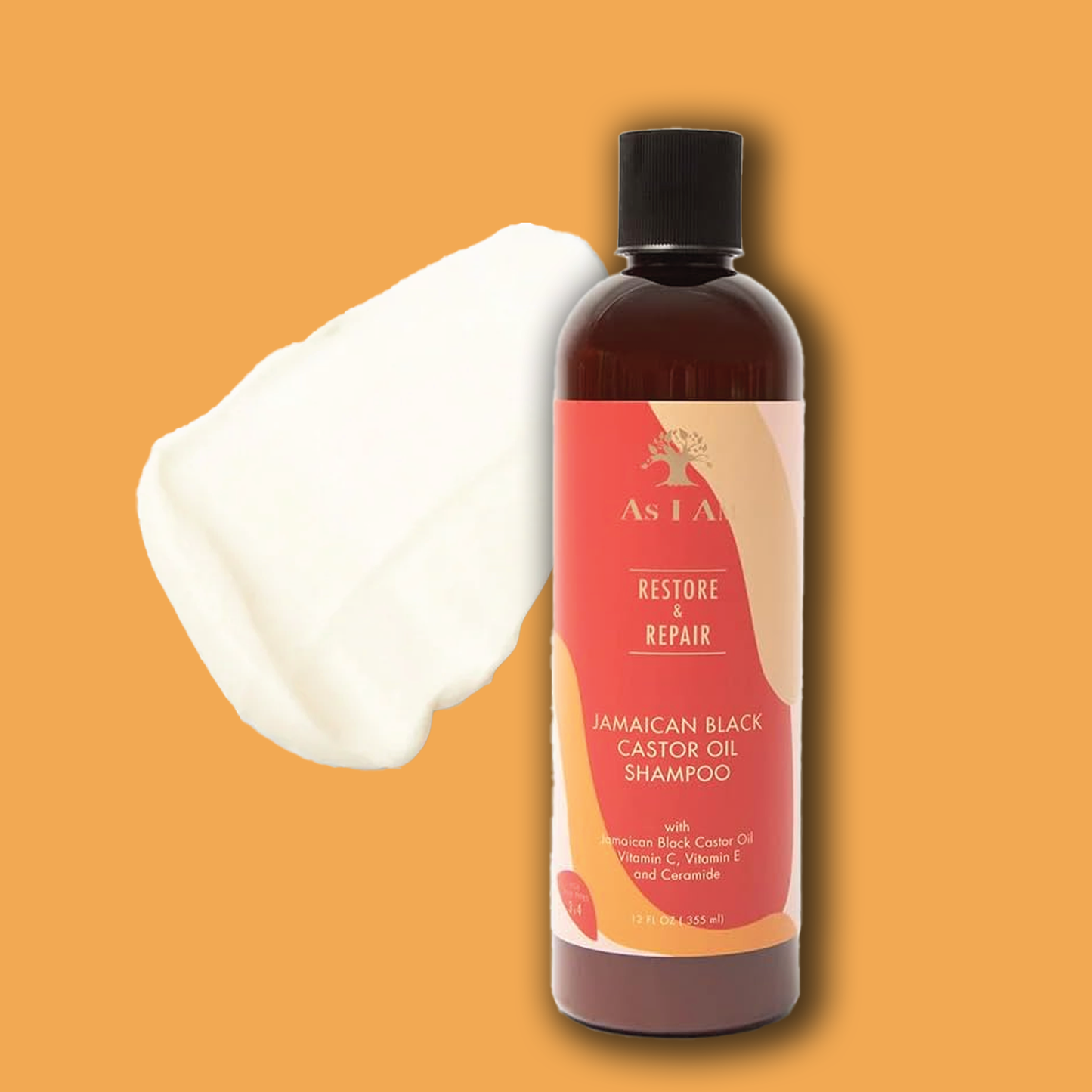 As I Am Jamaican Black Castor Oil Shampoo 355ml