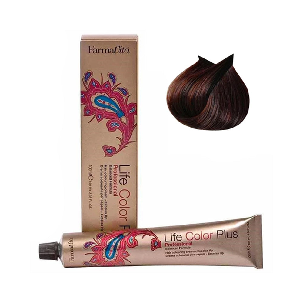 FarmaVita Life Color Plus 5.52 Dark Chocolate Mahogany Brown 100ml