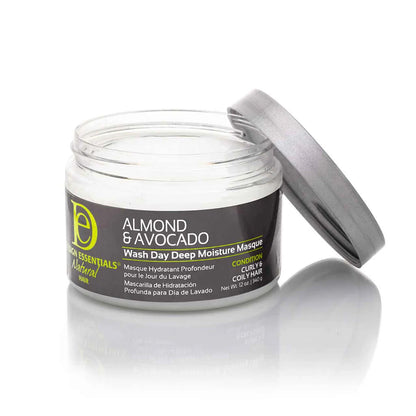 DESIGN ESSENTIALS ALMOND AVOCADO Wash Day Deep Moisture Masque 12 oz