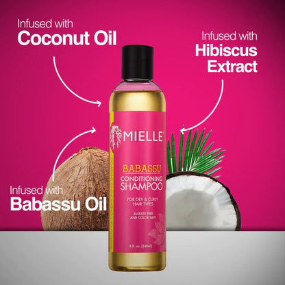 MIELLE Babassu Conditioning Sulfate-Free Shampoo 8OZ