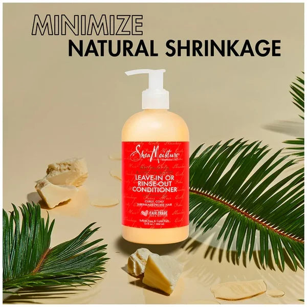 SheaMoisture Conditioner Red Palm Oil and Cocoa Butter for Curly Hair with Flaxseed Oil 13 oz