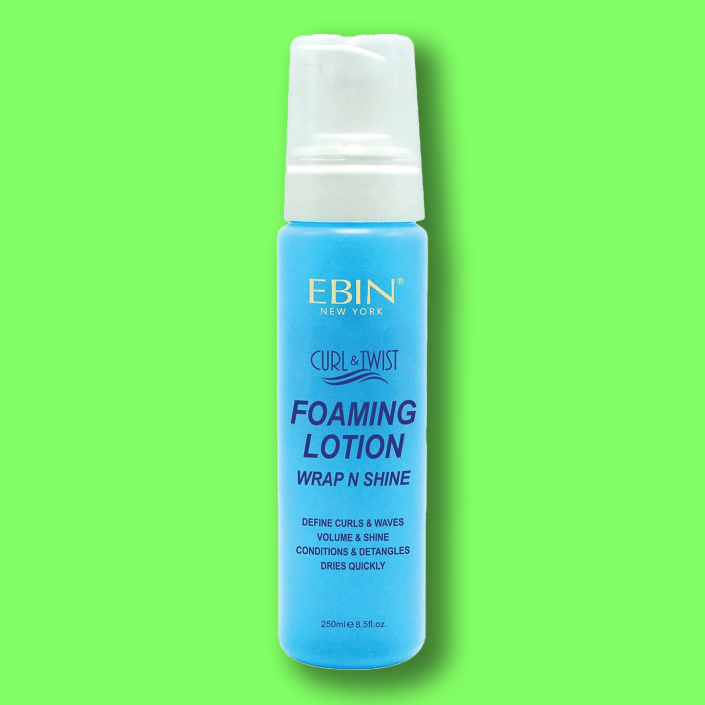 Ebin New York Curl & Twist Foaming Lotion Wrap N Shine Original