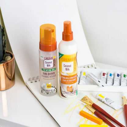 CREME OF NATURE Coconut Milk Detangling & Conditioning Leave-In Conditioner 8.45 OZ