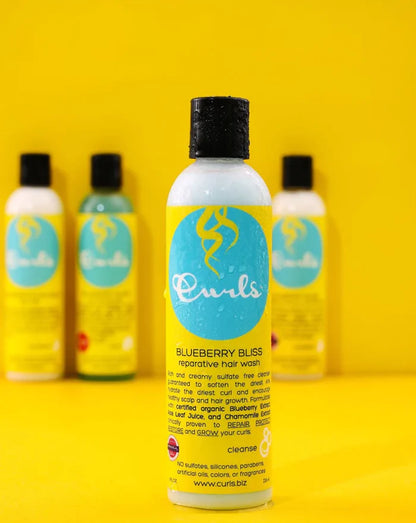 CURLS Blueberry Bliss Reparative Hair Wash-8 oz