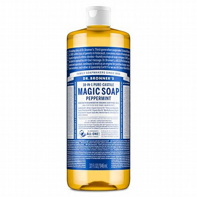 DR.BRONNER'S PURE CASTILE LIQUID SOAP ROSE ALL-ONE MAGIC SOAP