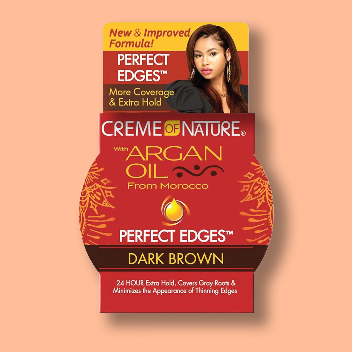 Dark Brown Perfect Edges Cover Gray Roots & Fill Thinning Edges 63.7 g